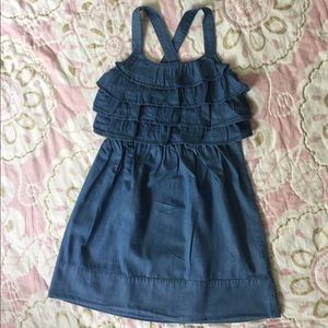 Denim girls dress